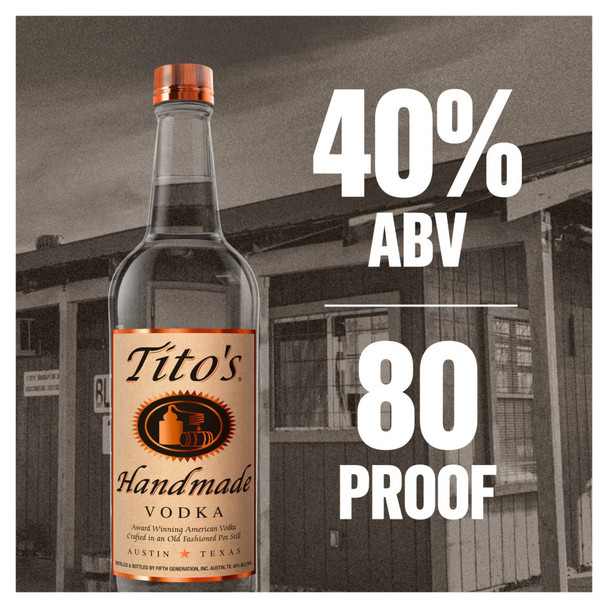 Tito's Handmade Vodka - 50 mL - 12-PK - Glass