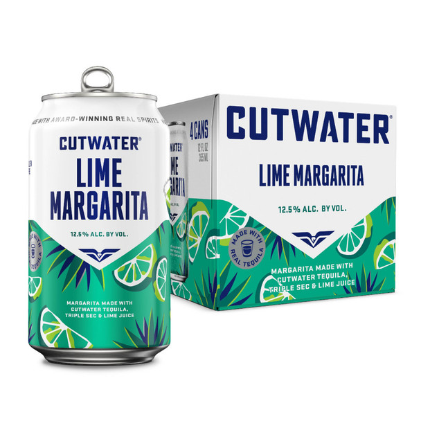 Cutwater Tequila Margarita - 355 mL - 4-PK - Aluminum