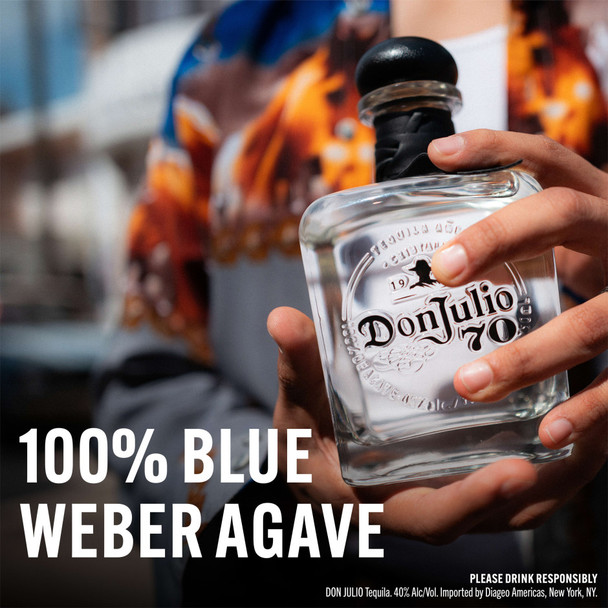 Don Julio 70 Cristalino Tequila - 750 mL - 750ML - Glass