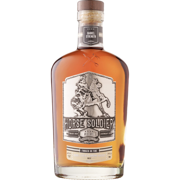 Horse Soldier Reserve Barrel Strength Bourbon - 750 mL - 750ML - Glass