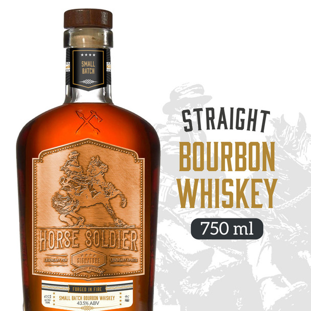 Horse Soldier Premium Straight Bourbon - 750 mL - 750ML - Glass