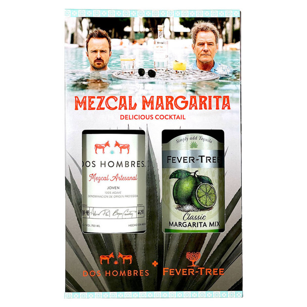 Dos Hombres Mezcal Artesanal with Margarita Mix - 750 mL - Set - Glass