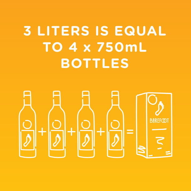 Barefoot Pinot Grigio - 3.0 L - 3.0L - Cardboard