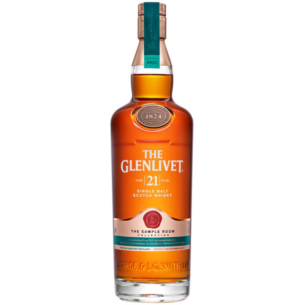 The Glenlivet 21 Year Old Single Malt Scotch Whisky - 750 mL - 750ML - Glass