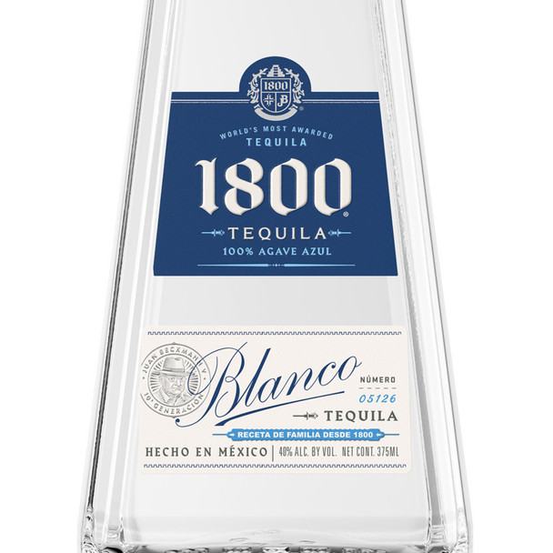 1800 Silver Tequila - 375 mL - 375ML - Glass
