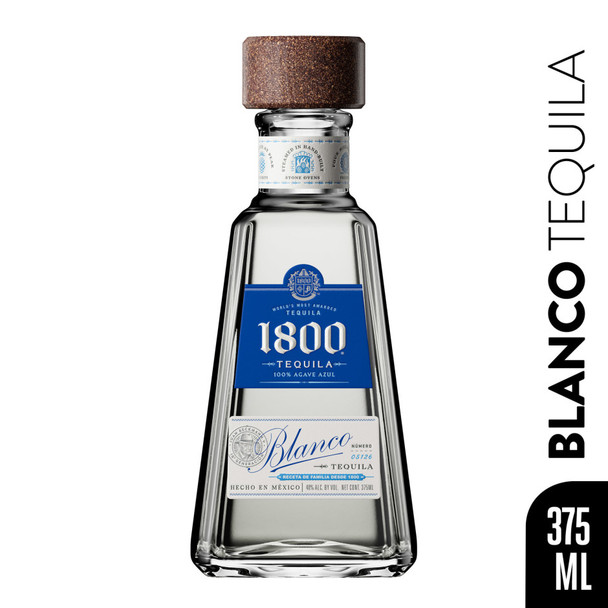 1800 Silver Tequila - 375 mL - 375ML - Glass