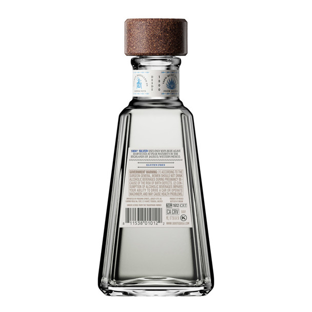 1800 Silver Tequila - 375 mL - 375ML - Glass