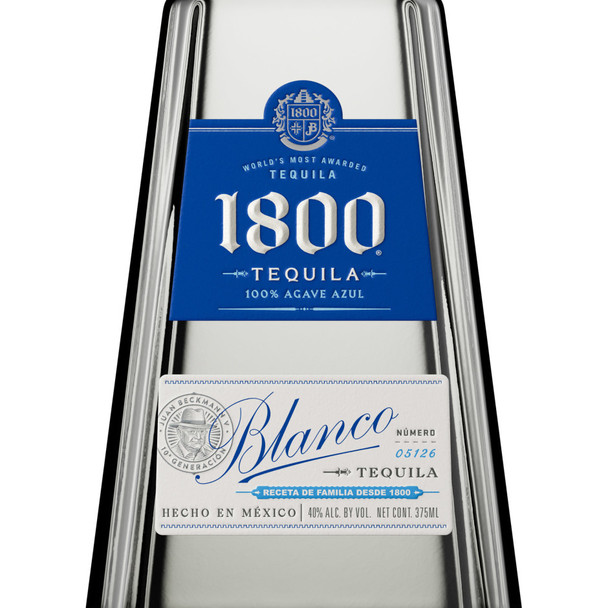 1800 Silver Tequila - 375 mL - 375ML - Glass