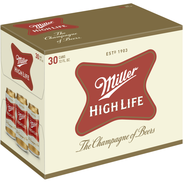 High Life - 12 Oz - 30-PK - Aluminum