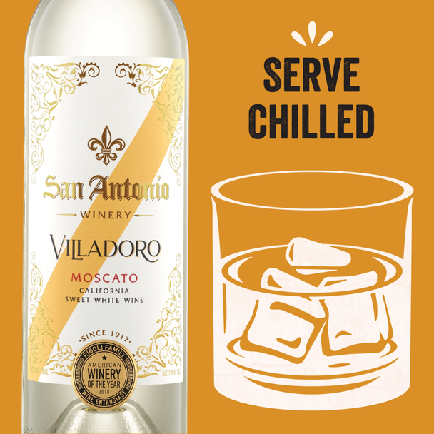 San Antonio Villadoro Moscato - 750 mL - 750ML - Glass