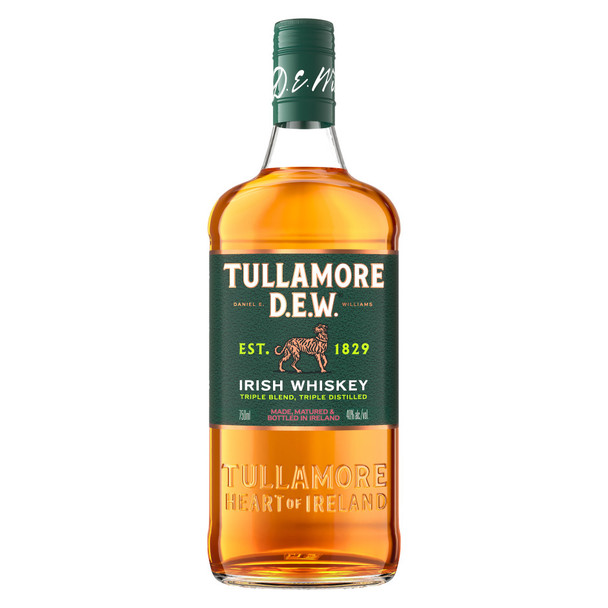 Tullamore D.E.W. Irish Whiskey - 750 mL - 750ML - Glass