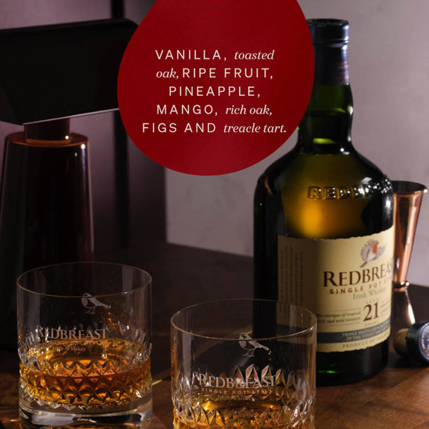 Redbreast 21 Year Old Single Pot Still Irish Whiskey - 750 mL - 750ML - Glass