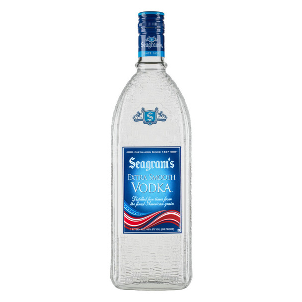 Seagram's Vodka - 750 mL - 750ML - Glass