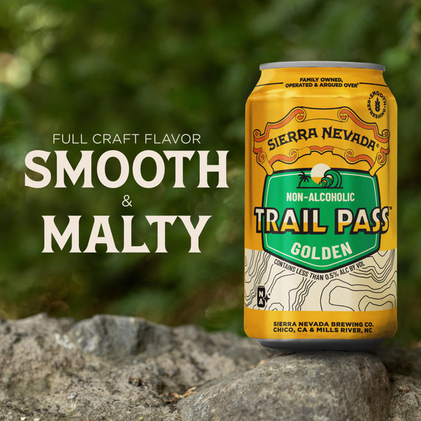 Sierra Nevada Trail Pass Non Alcoholic Golden - 12 Oz - 6-PK - Aluminum