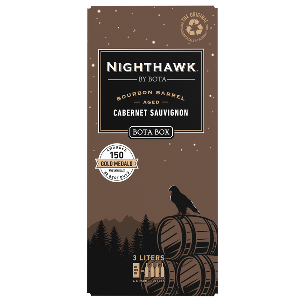 Bota Box Nighthawk Bourbon Barrel Cabernet - 3.0 L - 3.0L