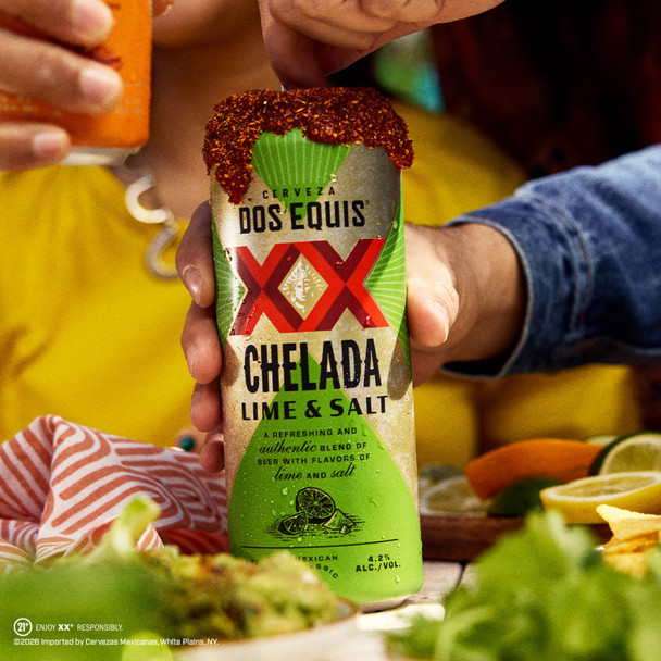 Dos Equis Cerveza Lime & Salt Lager - 6-PK - Aluminum