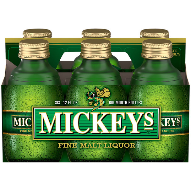 Mickeys Malt - 12 Oz - 6-PK - Glass Mickeys Malt - 12 Oz - 6-PK - Glass