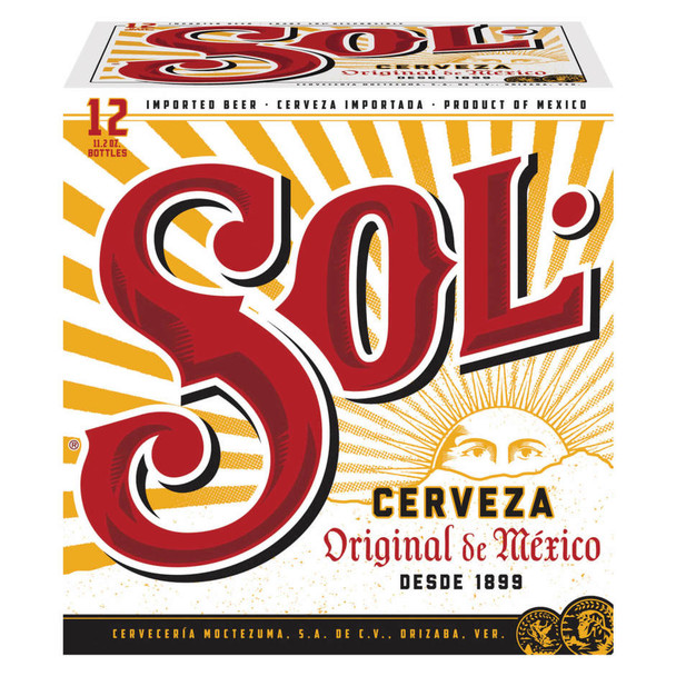 Sol - 11.2 Oz - 12-PK - Glass