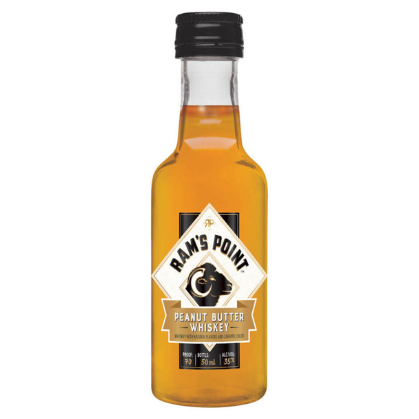 Ram's Point Peanut Butter Whiskey - 50 mL - 50ML - Plastic