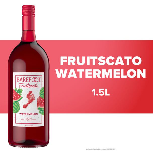 Barefoot Fruitscato Watermelon - 1.5 L - 1.5L - Glass