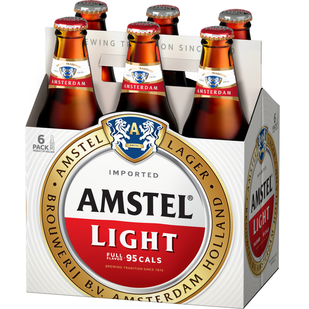 Amstel Light - 12 Oz - 6-PK - Glass