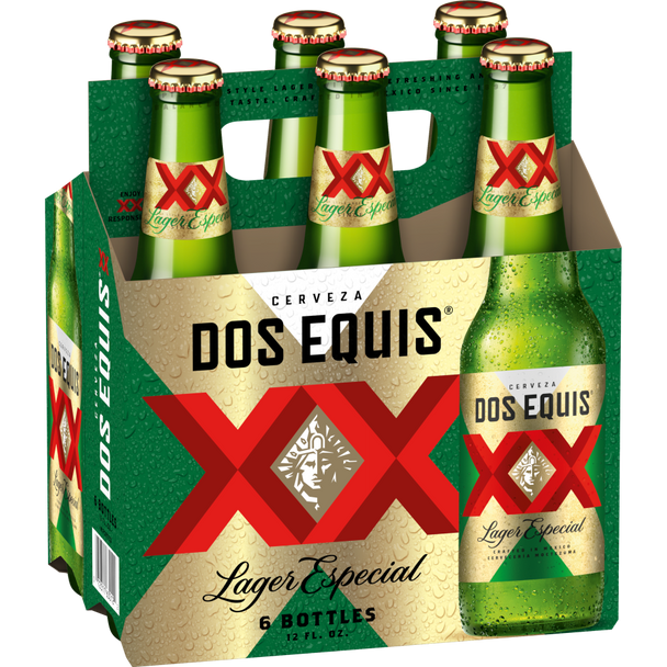 Dos Equis Lager - 12 Oz - 6-PK - Glass