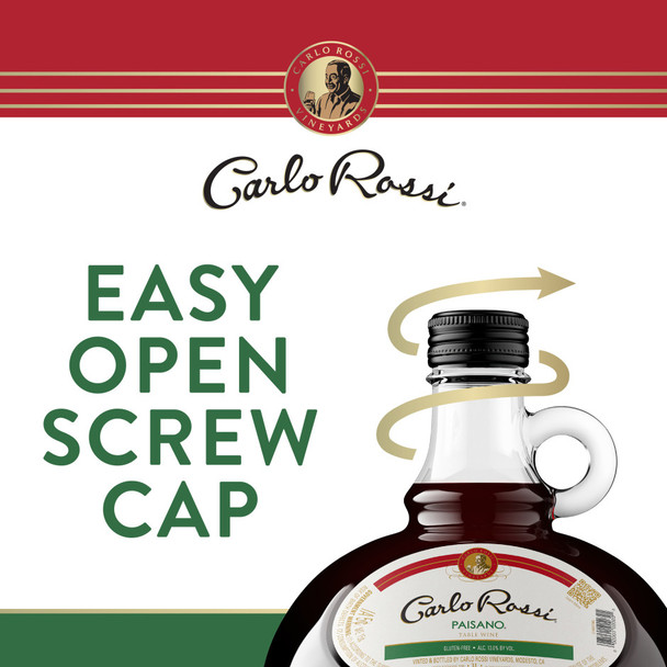 Carlo Rossi Paisano - 3.0 L - 3.0L - Glass