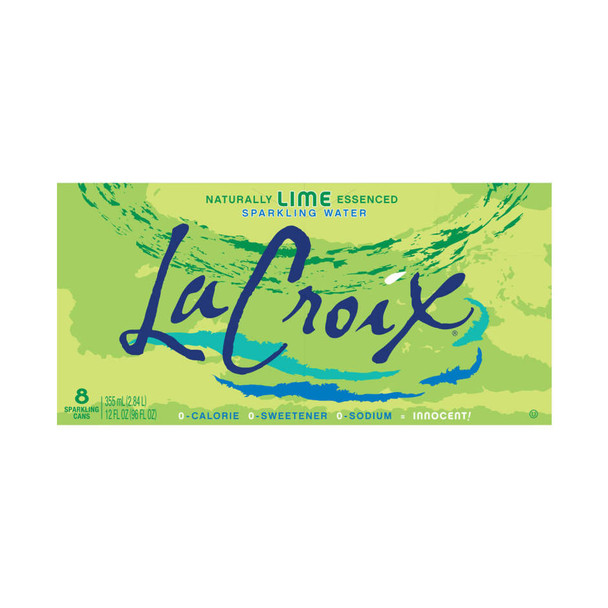 Lacroix Lime Sparkling Water - 12 Oz - 8-PK