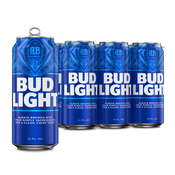 Bud Light - 16 Oz - 4-PK - Aluminum