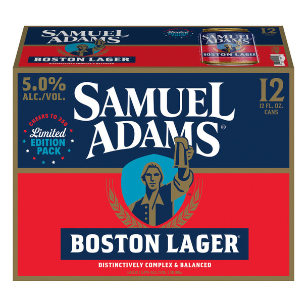 Samuel Adams Boston Lager - 12 Oz - 12-PK - Aluminum