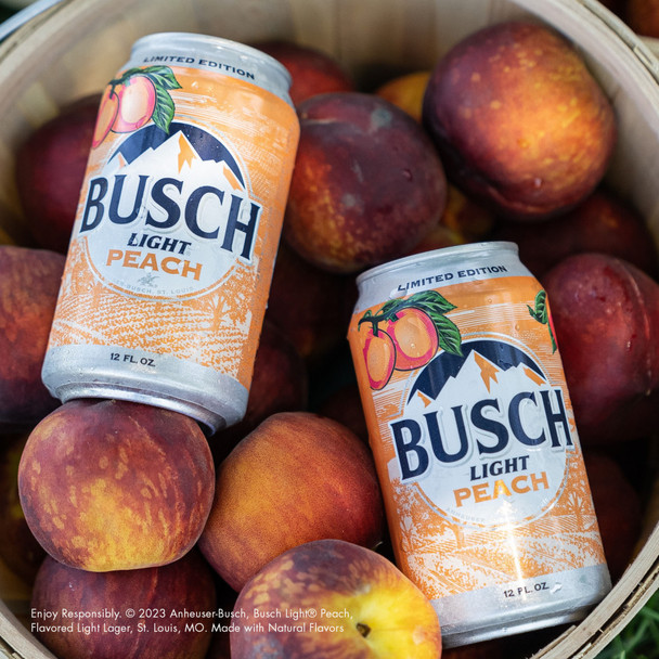 Busch Light Peach - 12-PK - Aluminum
