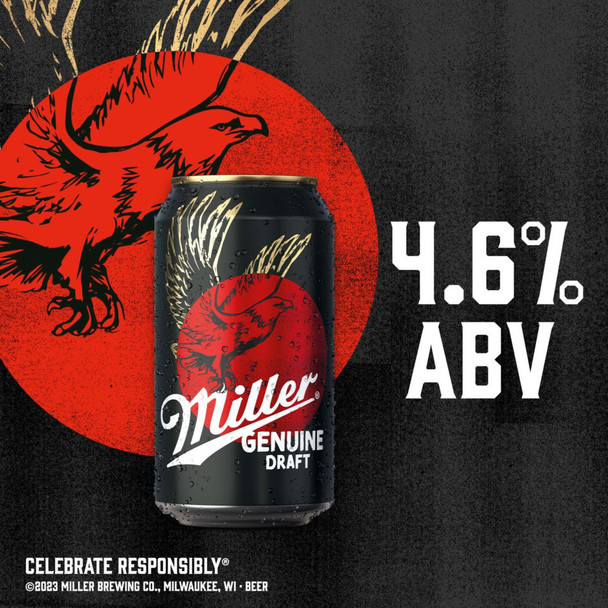 Miller Genuine Draft - 12 Oz - 12-PK - Glass