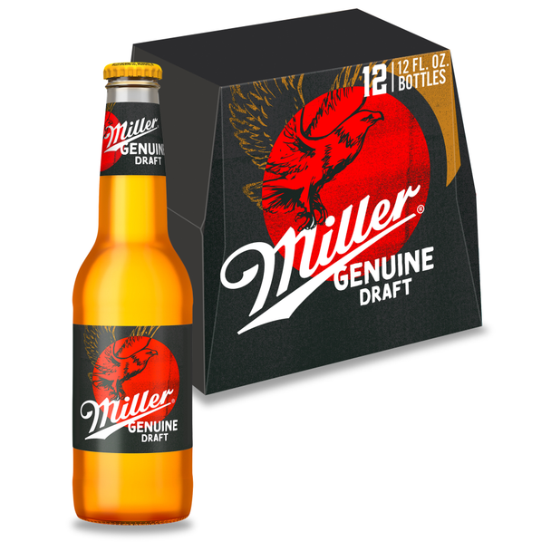 Miller Genuine Draft - 12 Oz - 12-PK - Glass