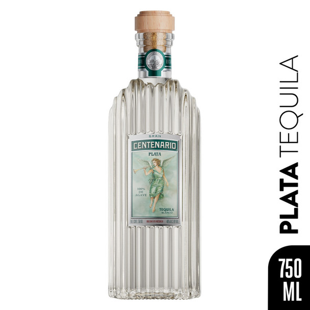 Gran Centenario Plata Tequila - 750 mL - 750ML - Glass