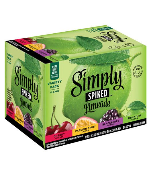 Simply Spiked Limeade Variety - 12-PK - Aluminum