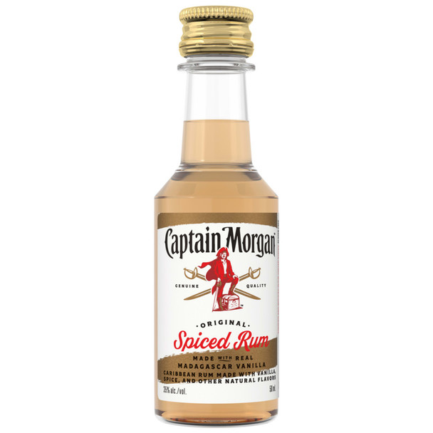 Captain Morgan Spiced Rum - 50 mL - 50ML - Glass