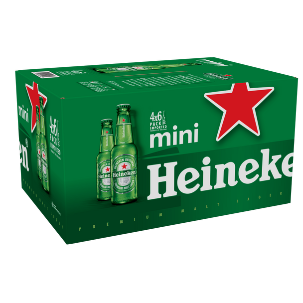 Heineken - 7 Oz - 24-PK - Glass