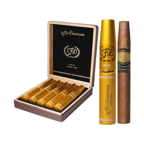 La Flor Dominicana Oro Chisel Natural Toro - Box