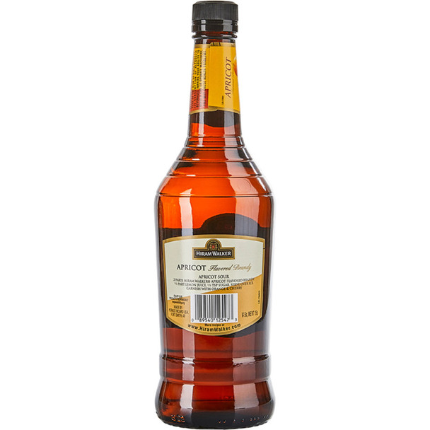 Hiram Walker Apricot Brandy - 750 mL - 750ML - Glass