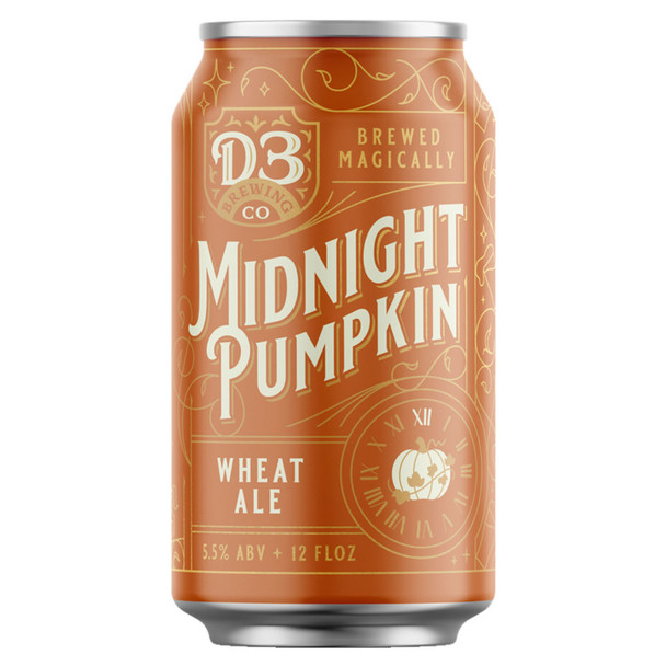D3 Midnight Pumpkin Wheat Ale - 6-PK - Aluminum