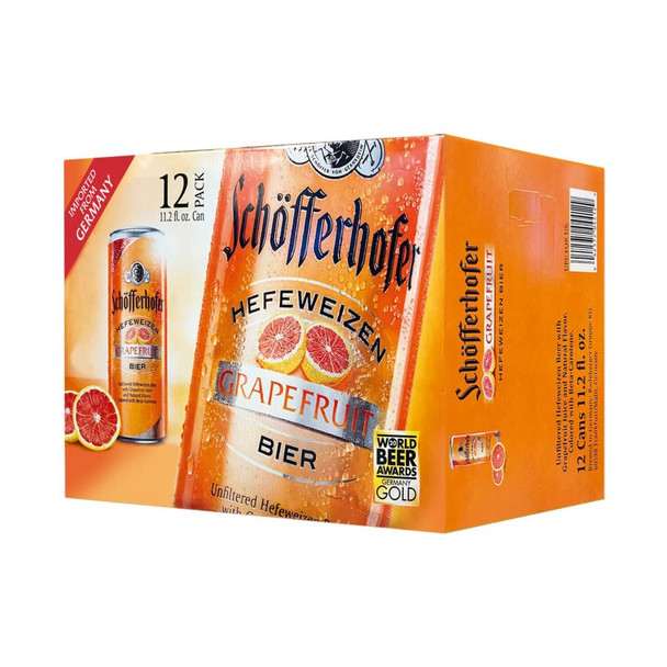 Schofferhofer Grapefruit - 11.2 Oz - 12-PK - Aluminum