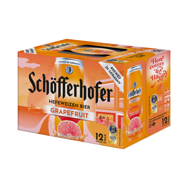 Schofferhofer Grapefruit - 11.2 Oz - 12-PK - Aluminum