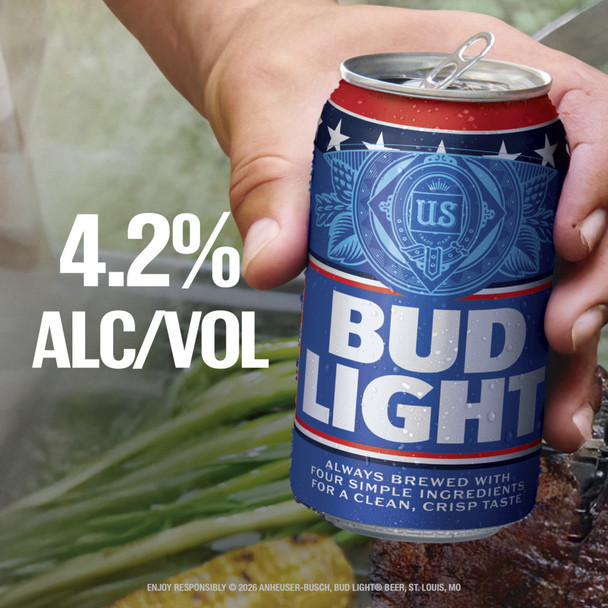 Bud Light - 12 Oz - 18-PK - Aluminum