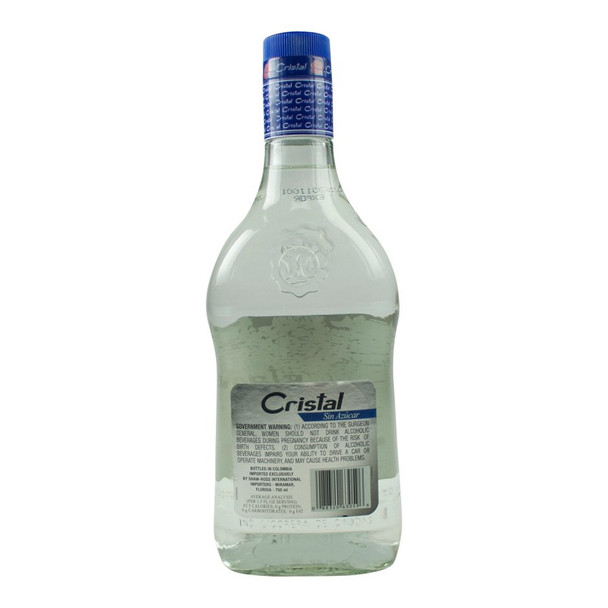 Aguardiente Cristal Sin Azucar Rum - 750 mL - 750ML - Glass
