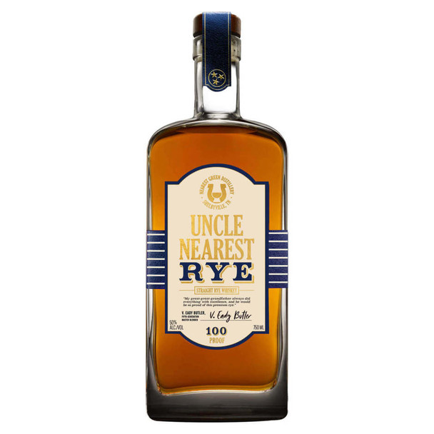 Uncle Nearest Straight Rye Whiskey - 750 mL - 750ML - Glass