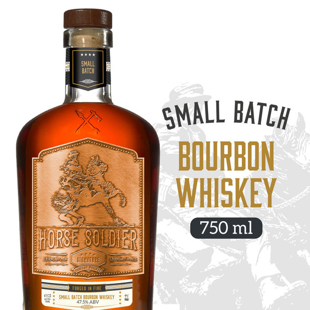 Horse Soldier Signature Small Batch Bourbon - 750 mL - 750ML - Glass