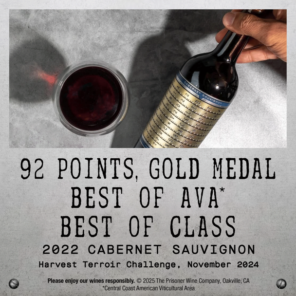 Unshackled Cabernet Sauvignon from The Prisoner Wine Company - 750 mL - 750ML - Glass