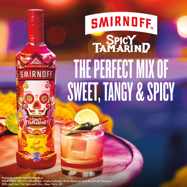 Smirnoff Spicy Tamarind Vodka - 750 mL - 750ML - Glass
