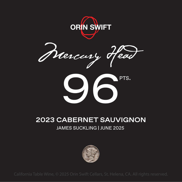 Orin Swift Mercury Head Cabernet Sauvignon - 750 mL - 750ML - Glass