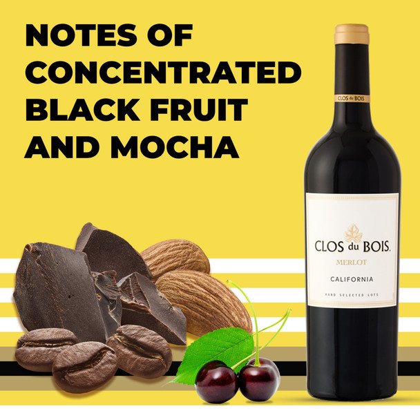 Clos Du Bois Merlot - 750 mL - 750ML - Glass
